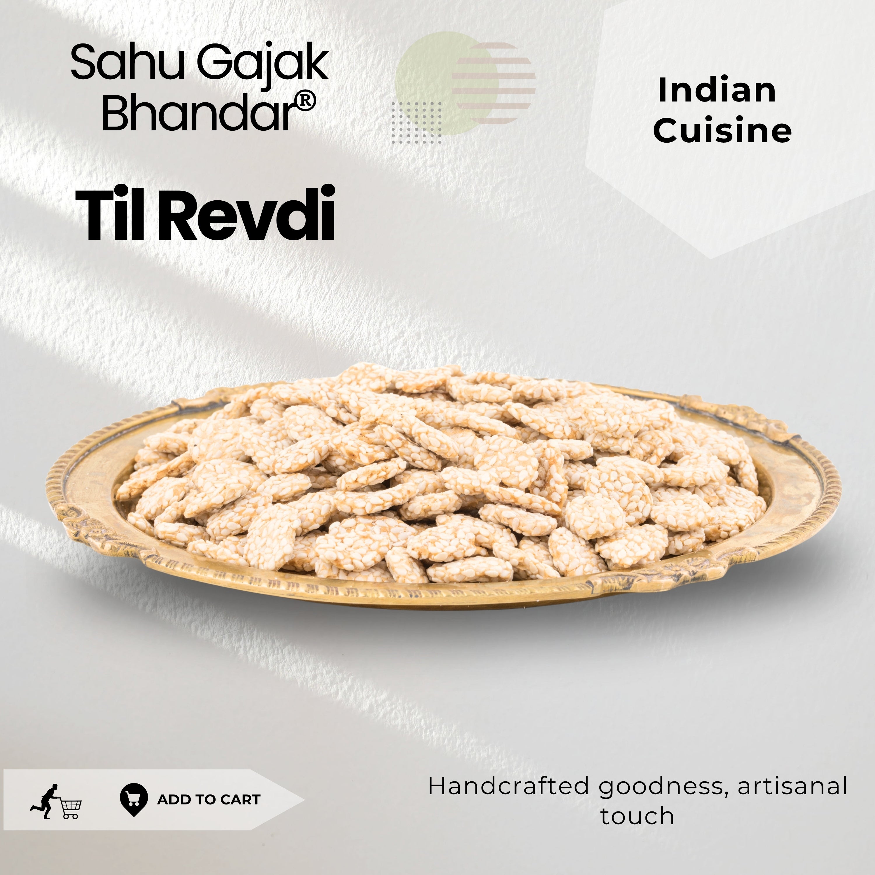 Til Revdi 500 Gram - Sahu Gajak Bhandar  Default Title