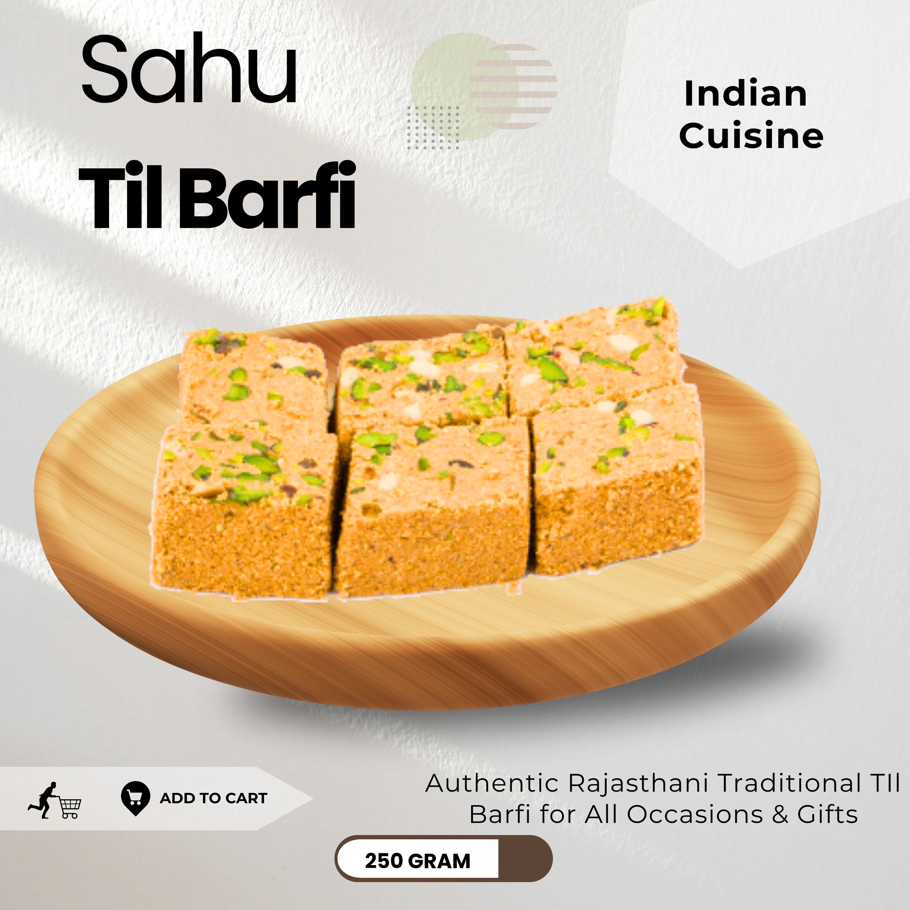 Gajak Barfi 250 Gram - Sahu Gajak Bhandar Default Title