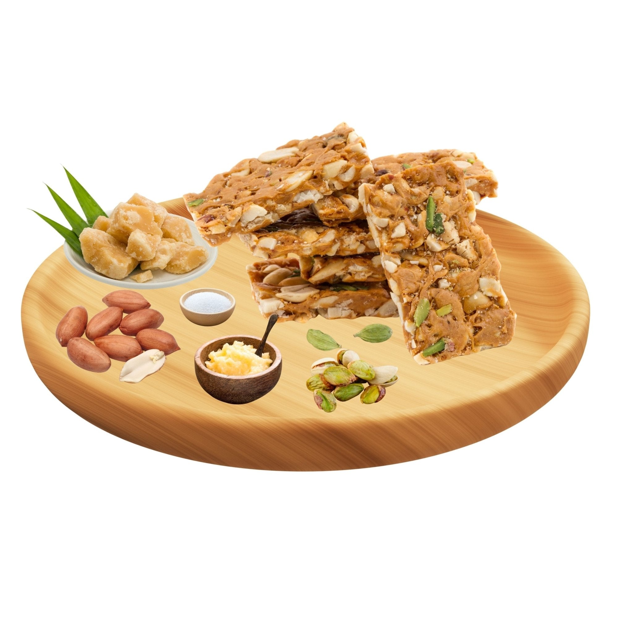 Peanut Gur Chikki 600 Gram - Sahu Gajak Bhandar  Default Title