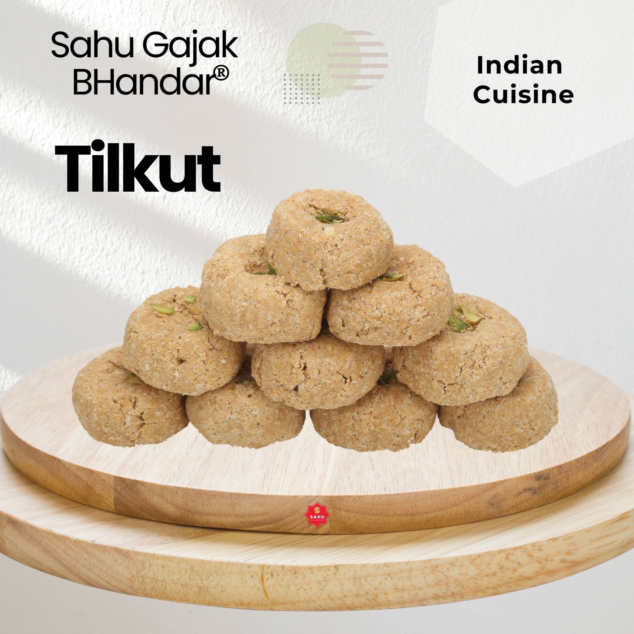 Rajasthani Tilkut Gajak 500 Gram - Sahu Gajak Bhandar  Default Title