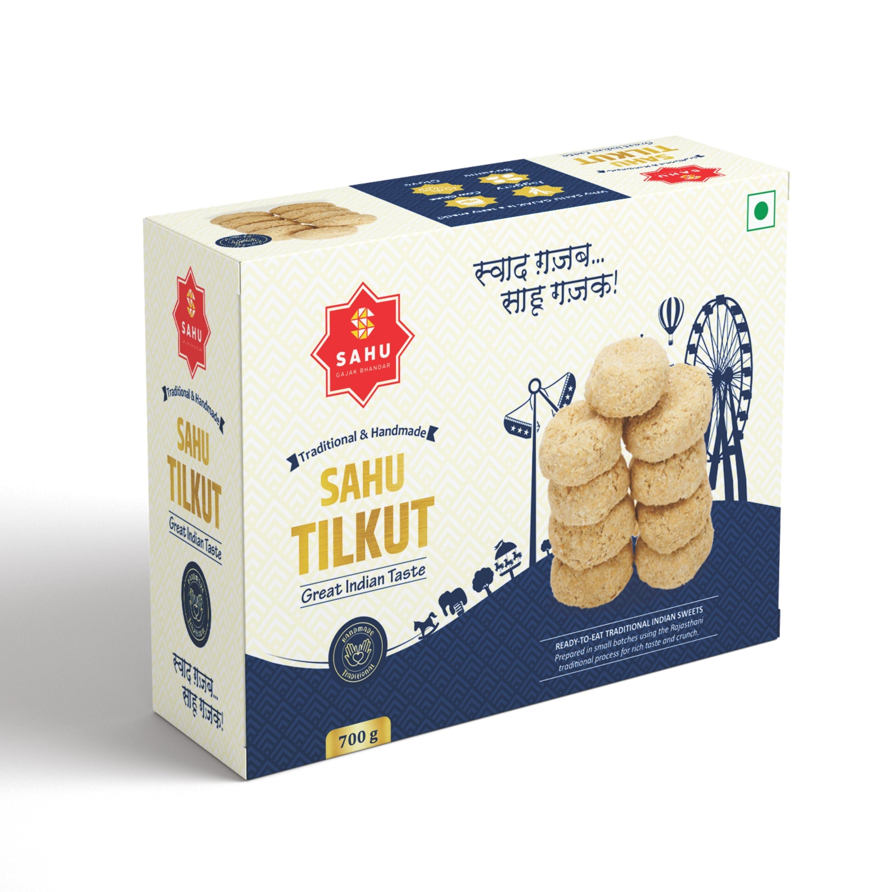 Tilkut 700 Gram - Sahu Gajak Bhandar  Default Title