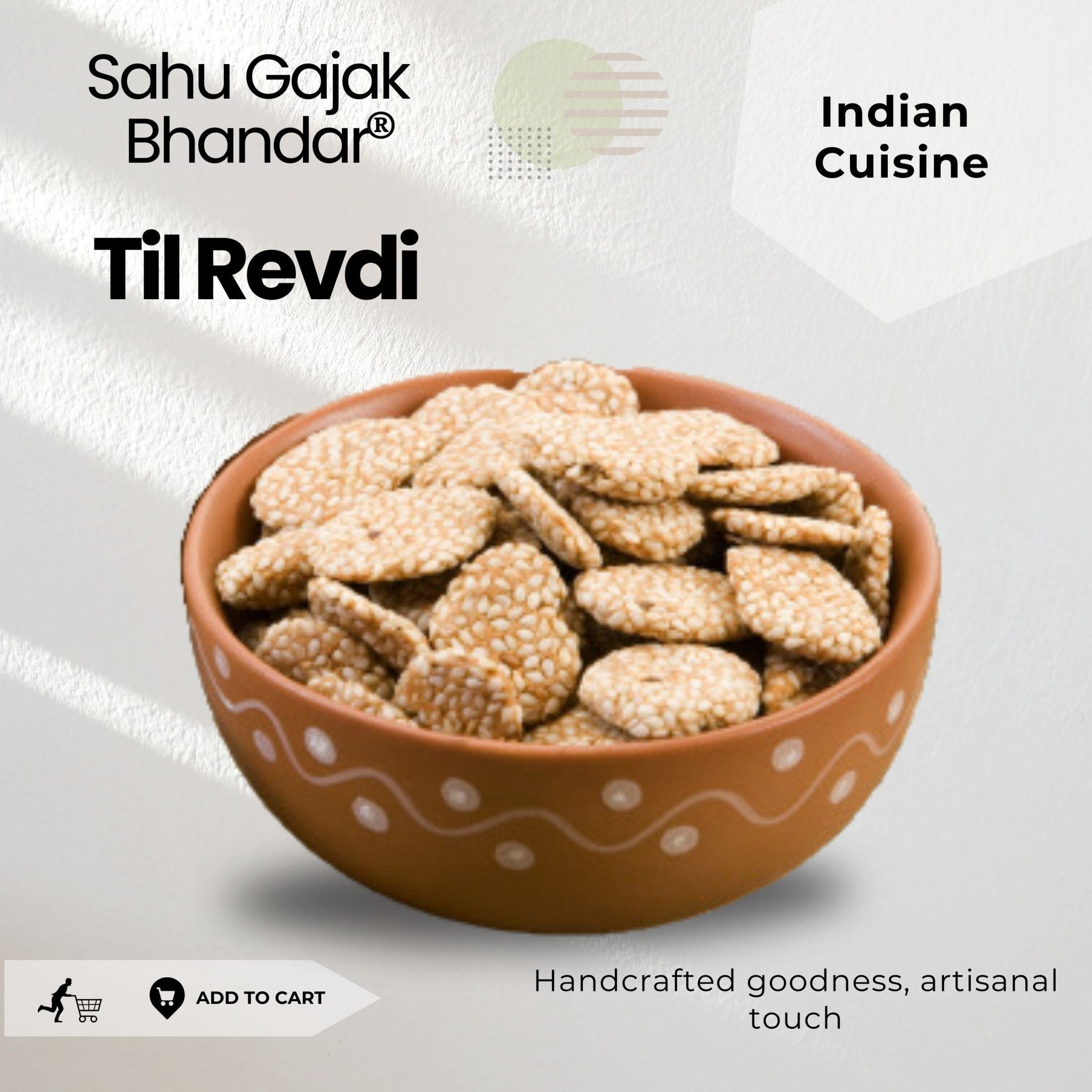 Til Revdi 200 Gram - Sahu Gajak Bhandar  Default Title