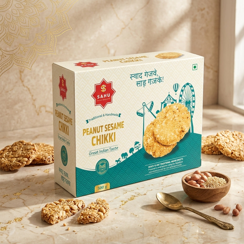 Peanut Sesame Mix Gajak from Sahu Gajak Bhandar