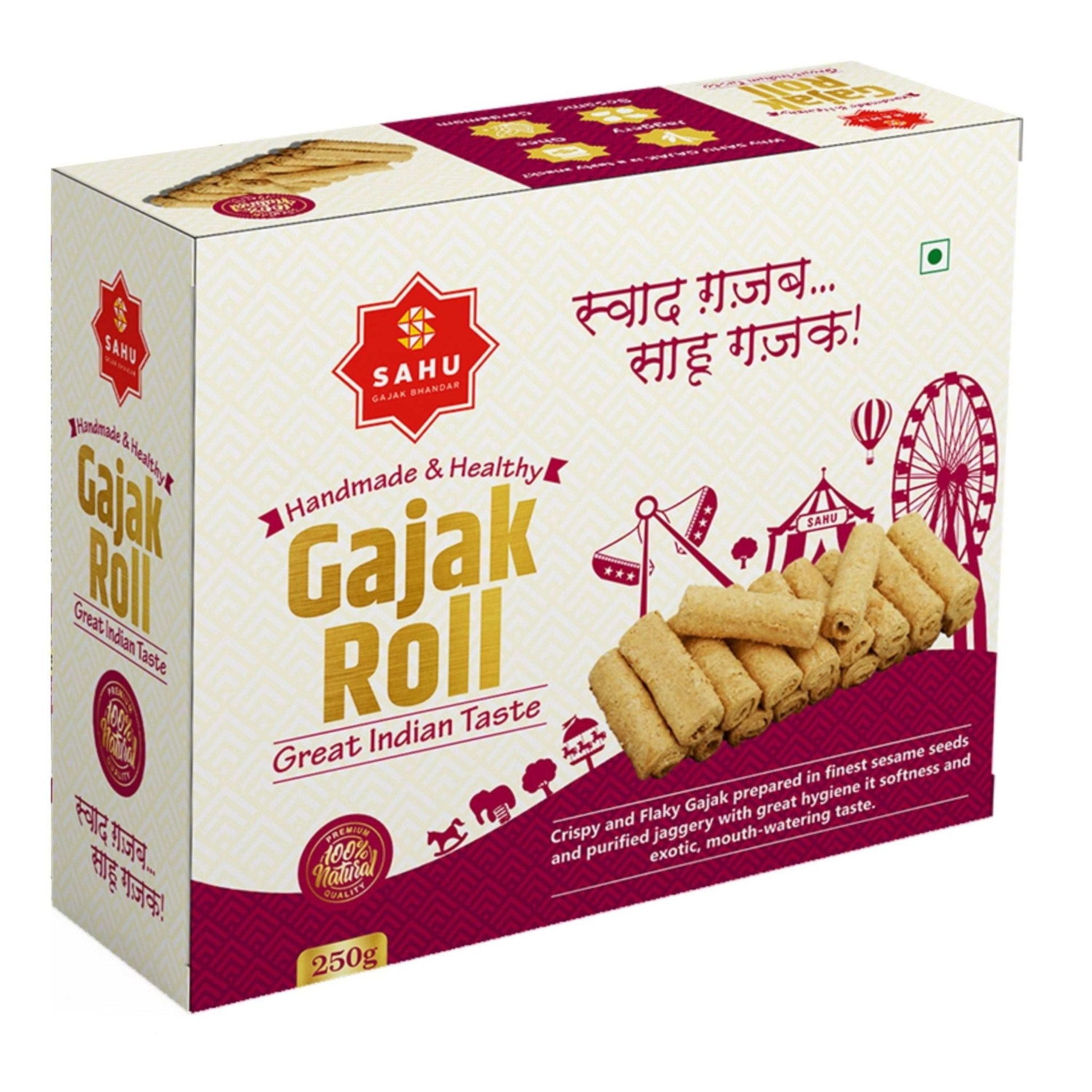 Gajjak Roll 250 Gram Sahu Gajak Bhandar