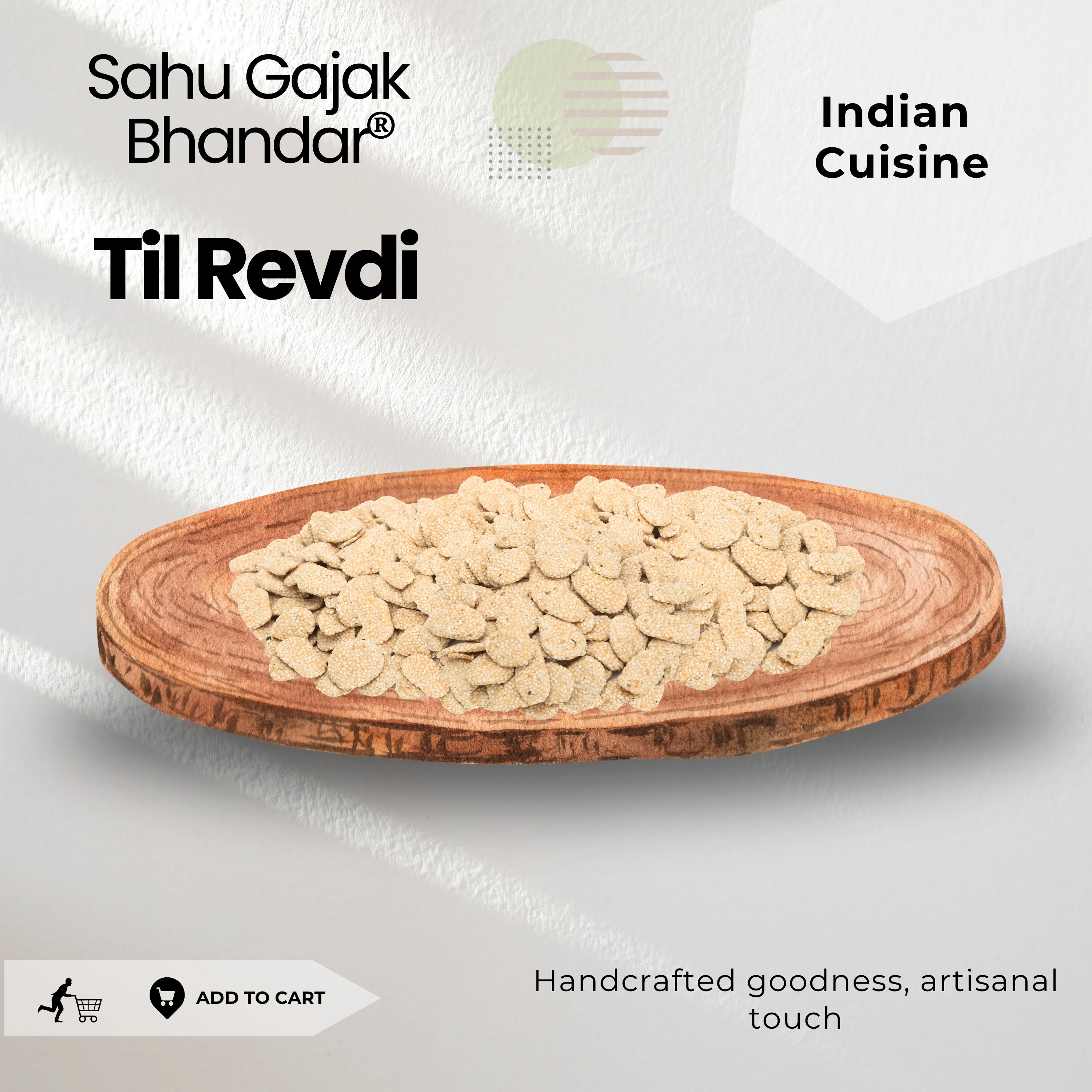 Til Revdi 500 Gram - Sahu Gajak Bhandar  Default Title 