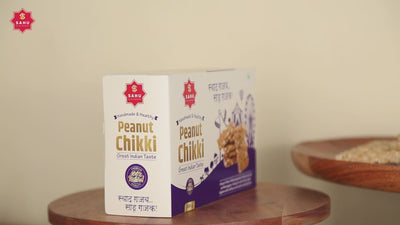 Peanut Chikki from Sahu Gajak Bhandar