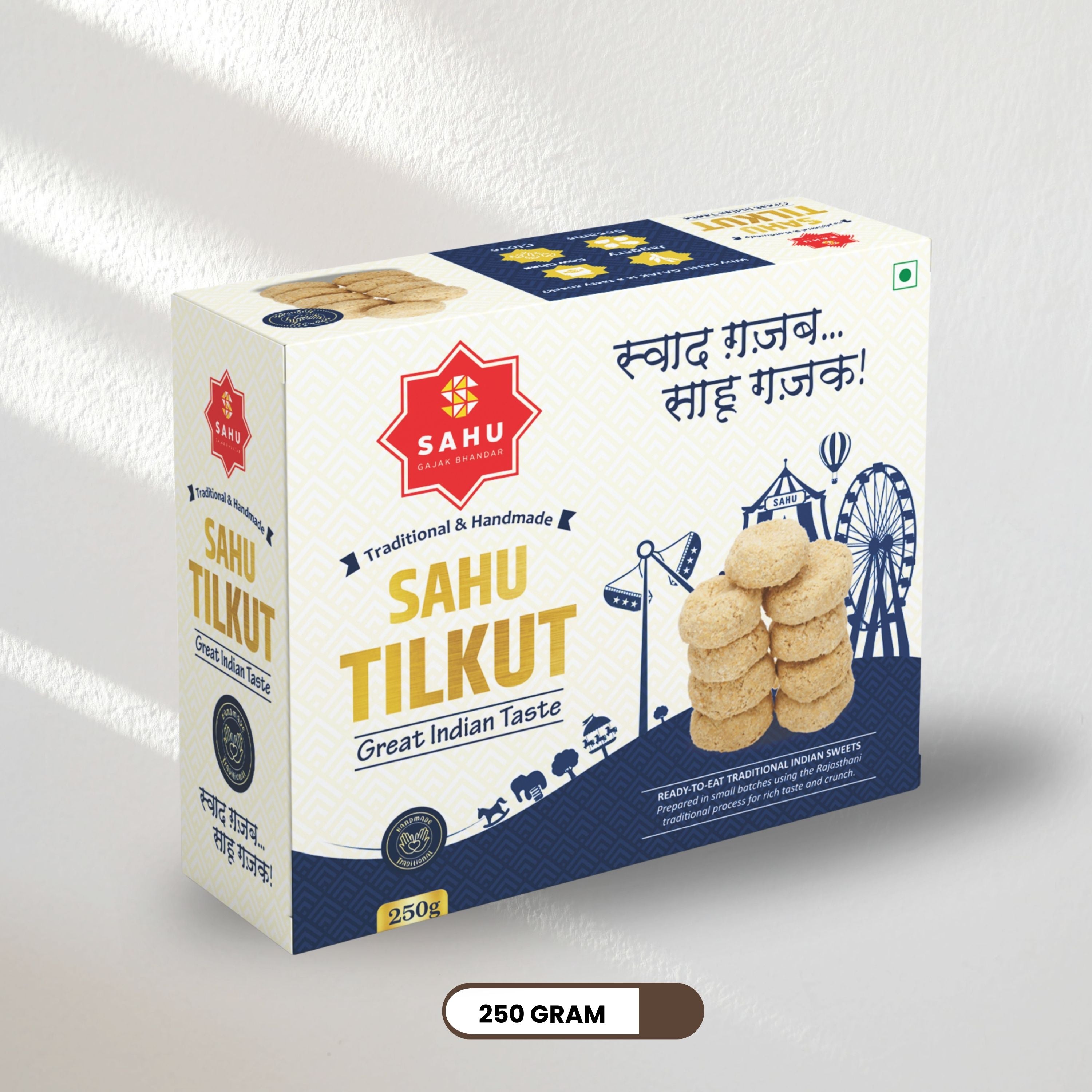 Tilkut 250 Gram Sahu Gajak Bhandar - Sahu Gajak Bhandar  Default Title 