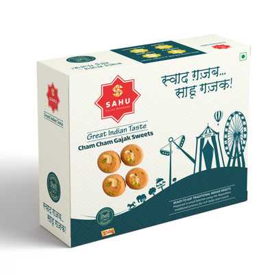 Cham Cham Gajak Sweets 250 Gram - Sahu Gajak Bhandar  Default Title 