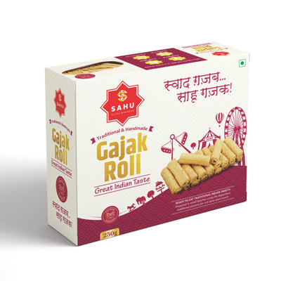 Roll Gajak 250 Gram by Sahu Gajak Bhandar - Sahu Gajak Bhandar  Default Title 