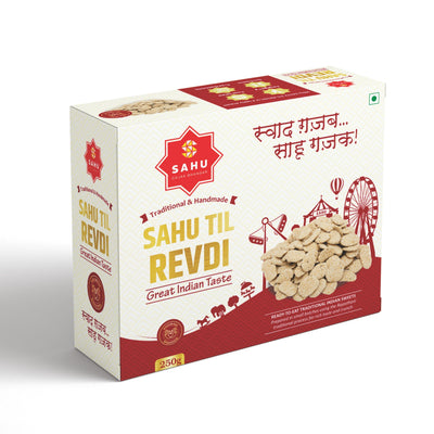 Til Revdi 250 Gram - Sahu Gajak Bhandar  Default Title 